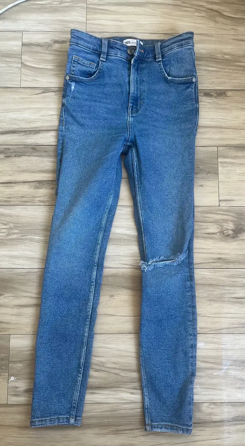 شلوار جین زاپدار زارا|لباس|فردیس, شهرک شهید حسینی|دیوار