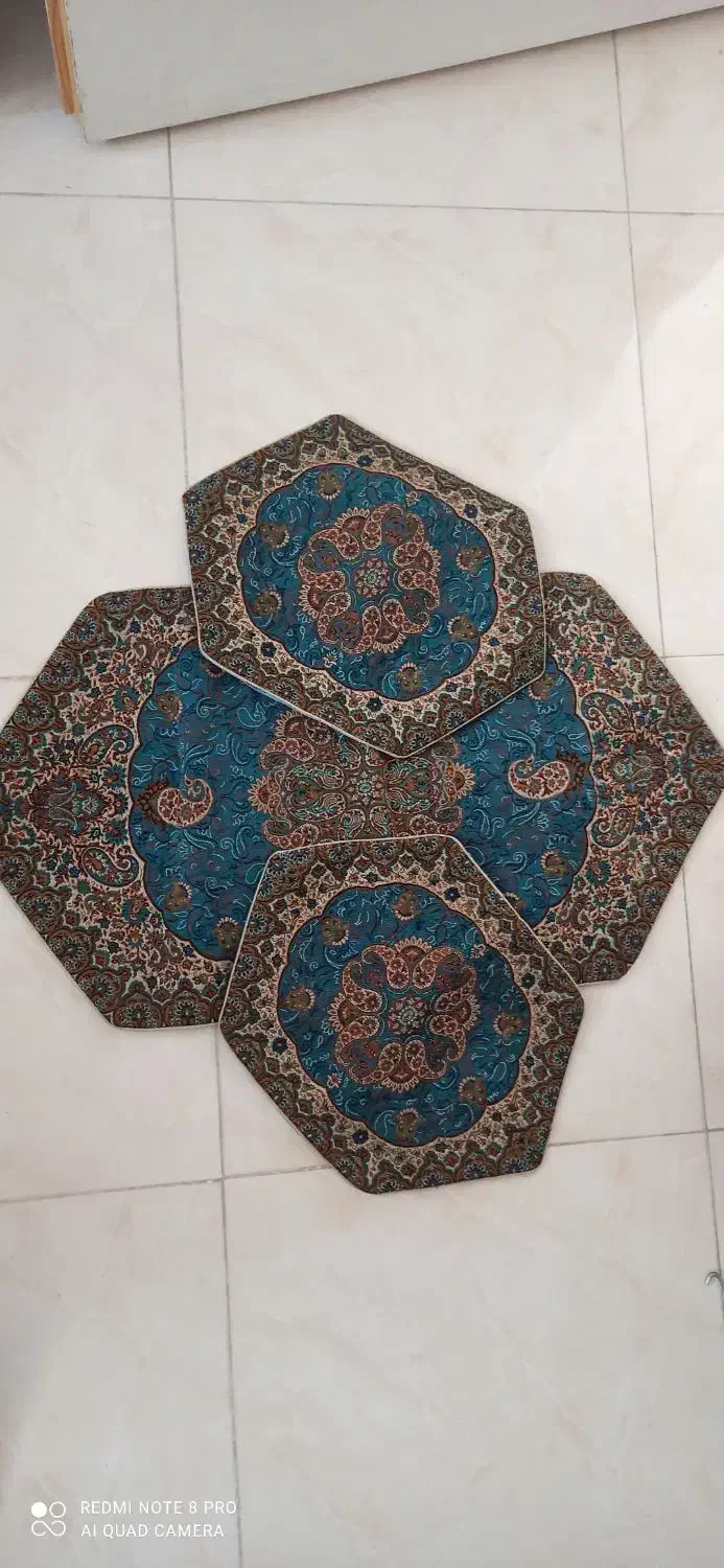 ترمه سه تیکه|پرده، رانر، رومیزی|قزوین, |دیوار