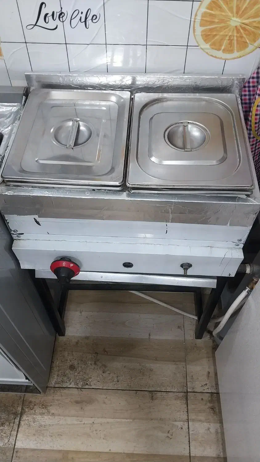 یک عدد بنماری ۲ لگنه و سرخ کن گازی|فروشگاه و مغازه|معصومیه, |دیوار