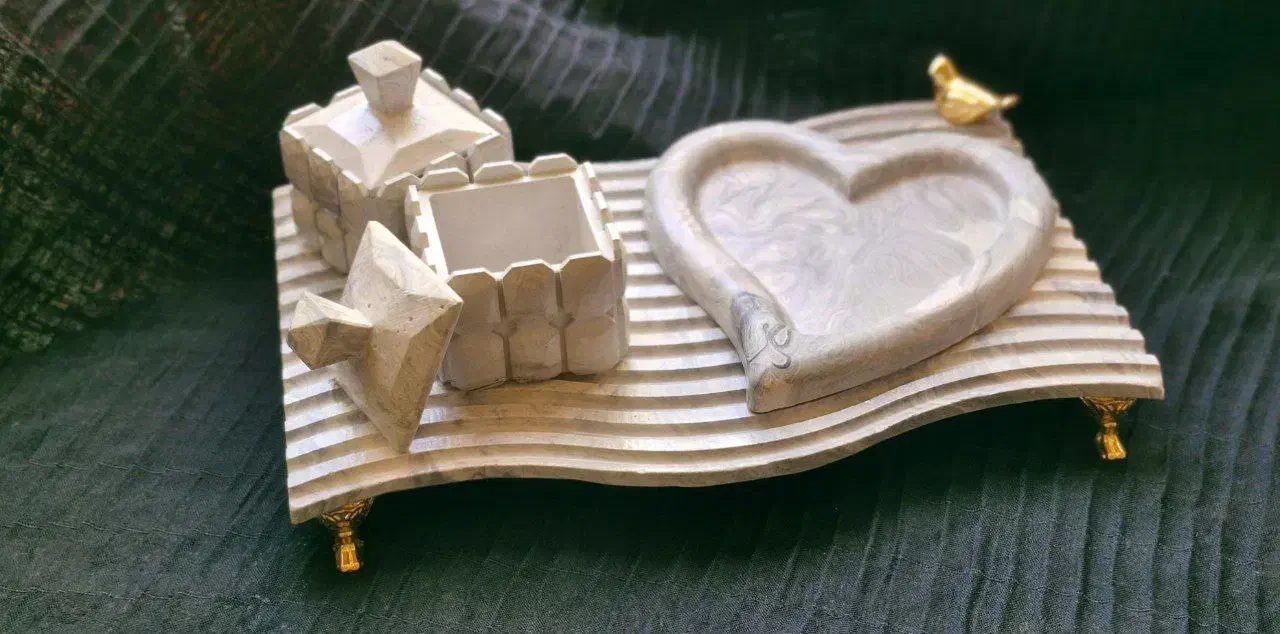 کار سنگ مصنوعی شیک مدرن ترند|صنایع دستی و سایر لوازم تزئینی|ری, علایین|دیوار