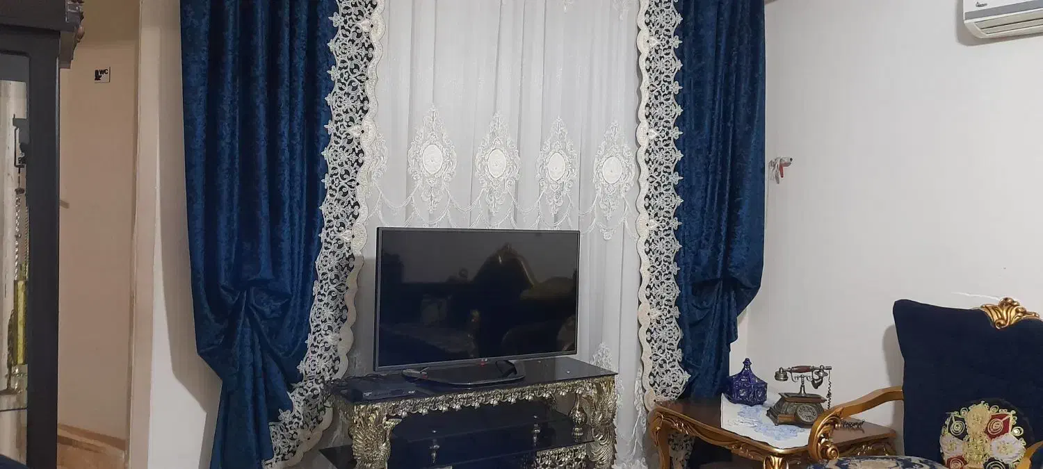 پرده کامل در حد نو|پرده، رانر، رومیزی|گرمسار, |دیوار