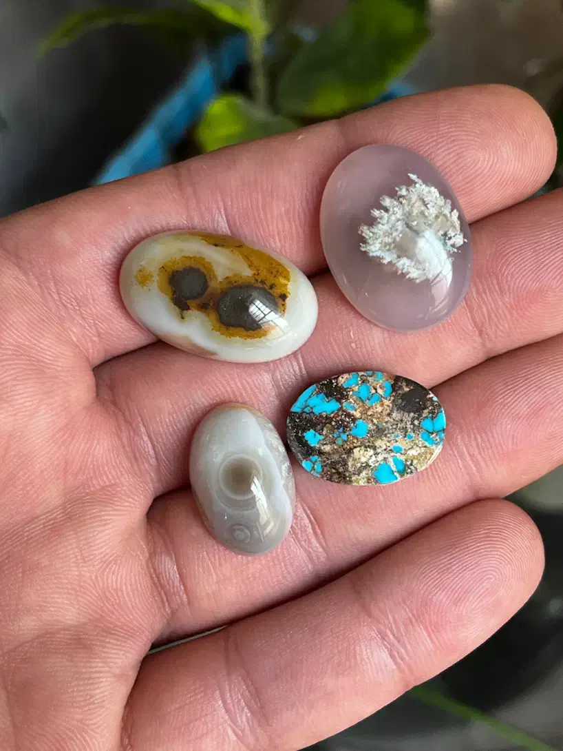 فروش ۴ عدد سنگ طبیعی|جواهرات|دهلران, |دیوار