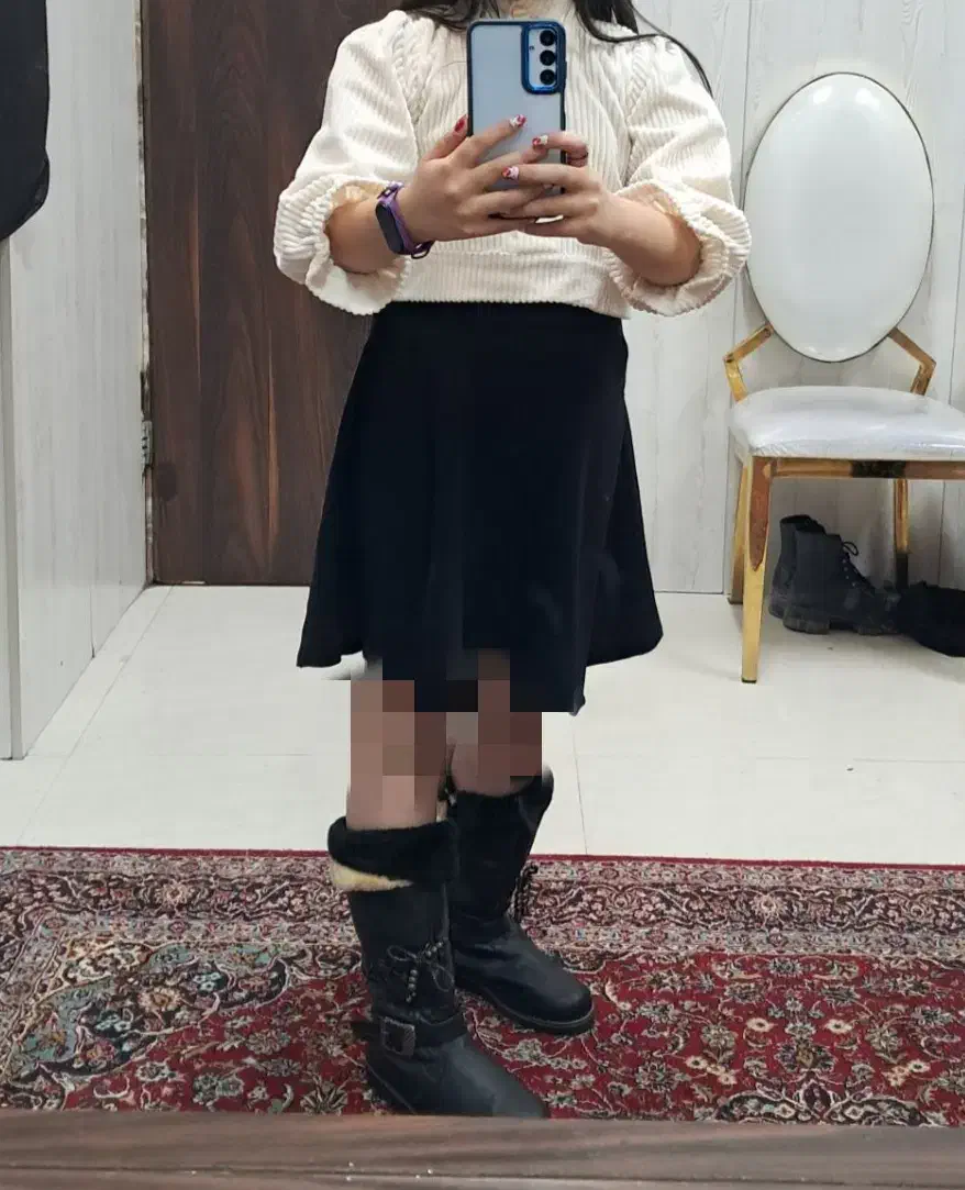 پوتین وبلوز دامن مجلسی|لباس|الوند, |دیوار