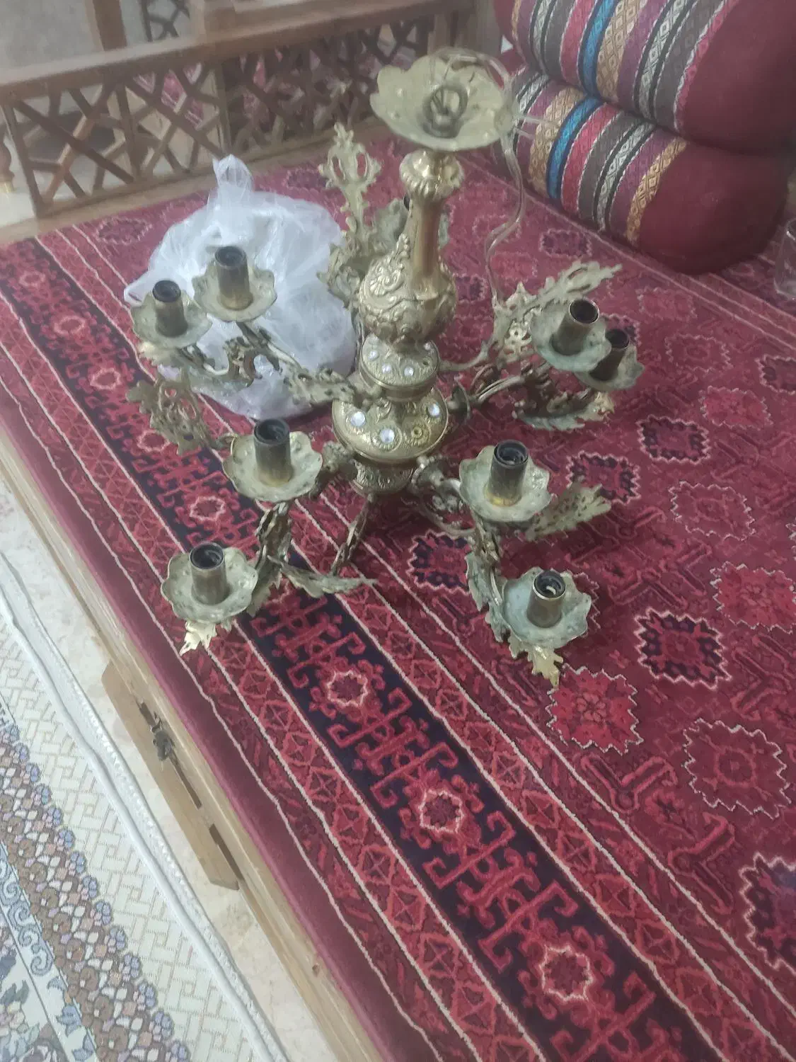 لوستر|لوستر و چراغ آویز|نسیم‌شهر, |دیوار