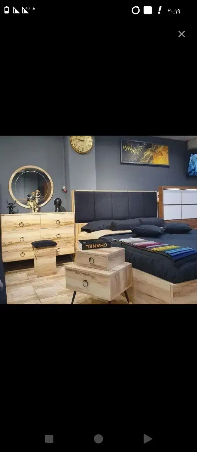 سرویس خواب پارچه تاجدار(محدود)|تخت و سرویس خواب|تبریز, |دیوار