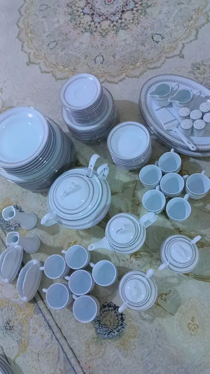 سرویس چینی مناسب جهیزیه|ظروف سرو و پذیرایی|تهران, خاک سفید|دیوار