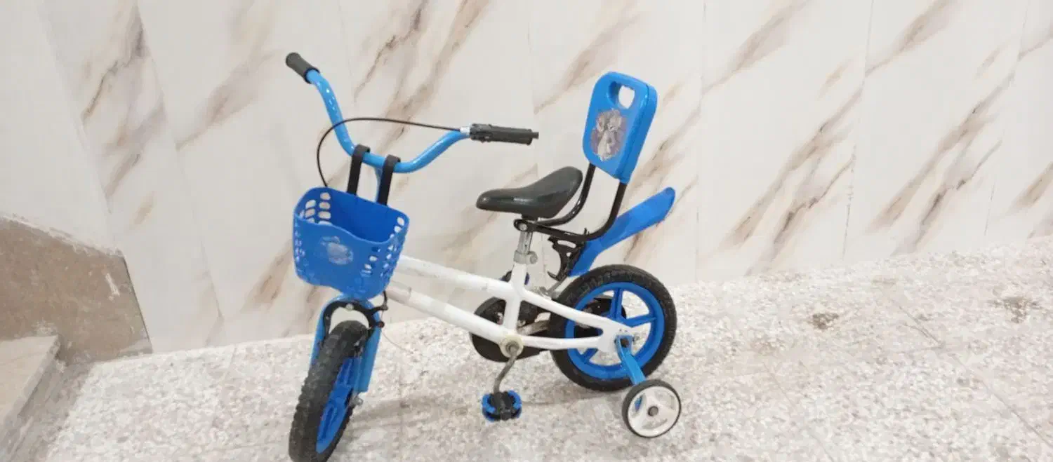 دوچرخه سایز ۱۶ آبی|دوچرخه، اسکیت، اسکوتر|رضویه, |دیوار