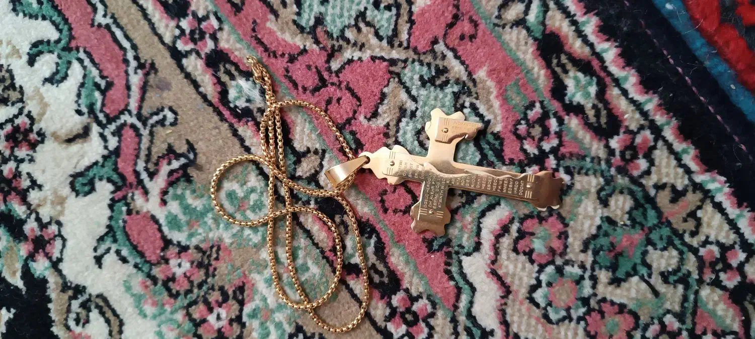 گردنبند مدل صلیب|زیورآلات و اکسسوری|اهر, |دیوار