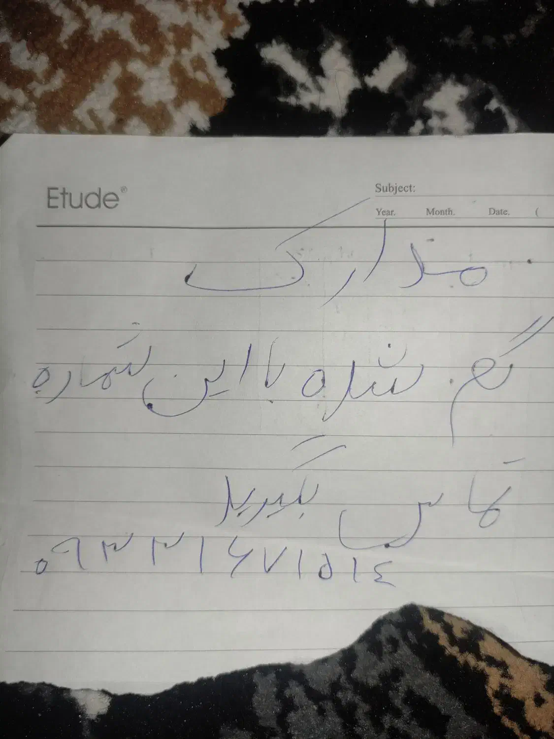 مدارک گم شده|اشیا|بهارستان, |دیوار