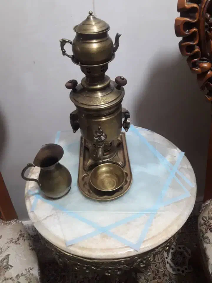 سماور برنز زغالی|سماور، چای‌ساز، قهوه‌ساز|اهواز, آسیاباد|دیوار