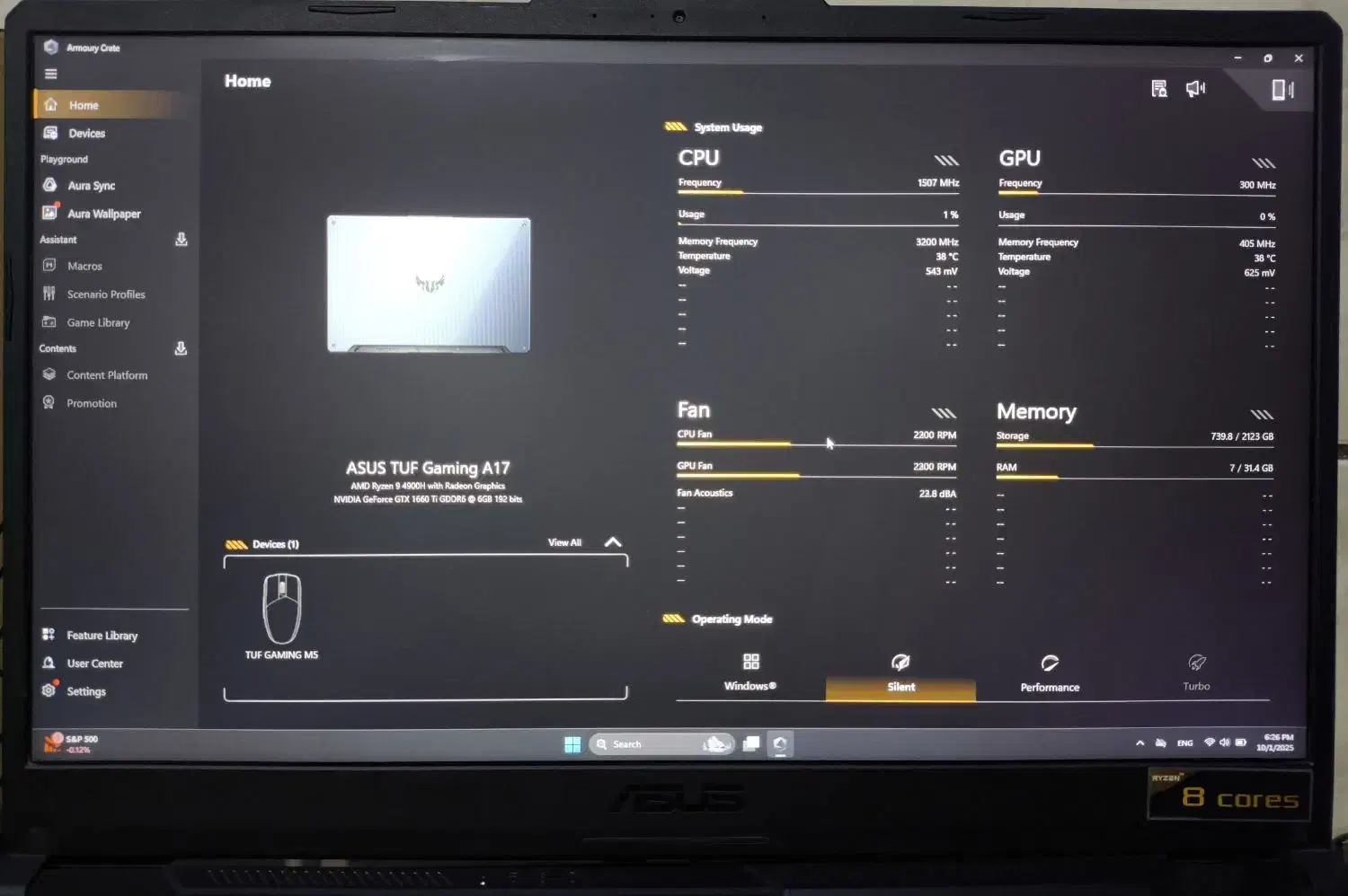 لپتاپ گیمینگ ایسوس ASUS TUF GAMING A17|رایانه همراه|کرمان, |دیوار