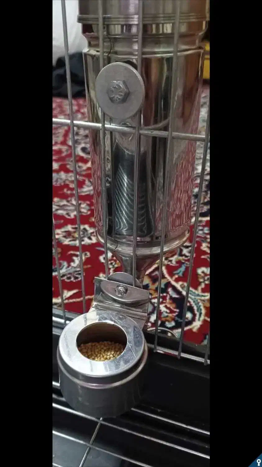 دانخوری پرنده مکانیزه استیل مناسب انواع پرنده|لوازم جانبی حیوانات|تبریز, |دیوار