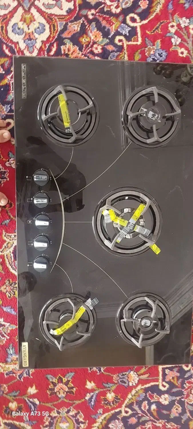 فروش اجاق گاز پنج شعله رو میزی|اجاق گاز و لوازم برقی پختوپز|میانه, |دیوار