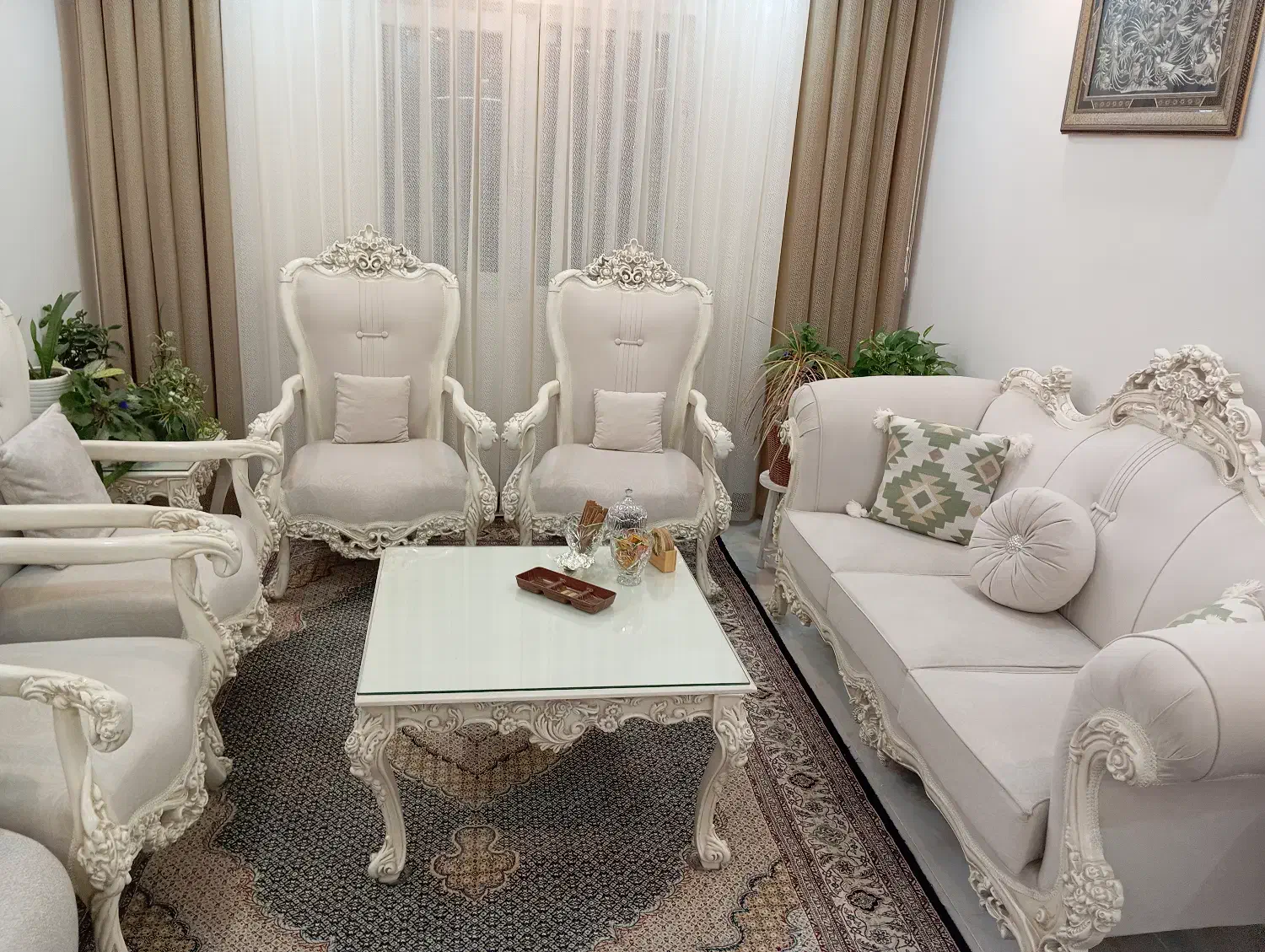 مبل سلطنتی|مبلمان خانگی و میز عسلی|پردیس, فاز ۳|دیوار