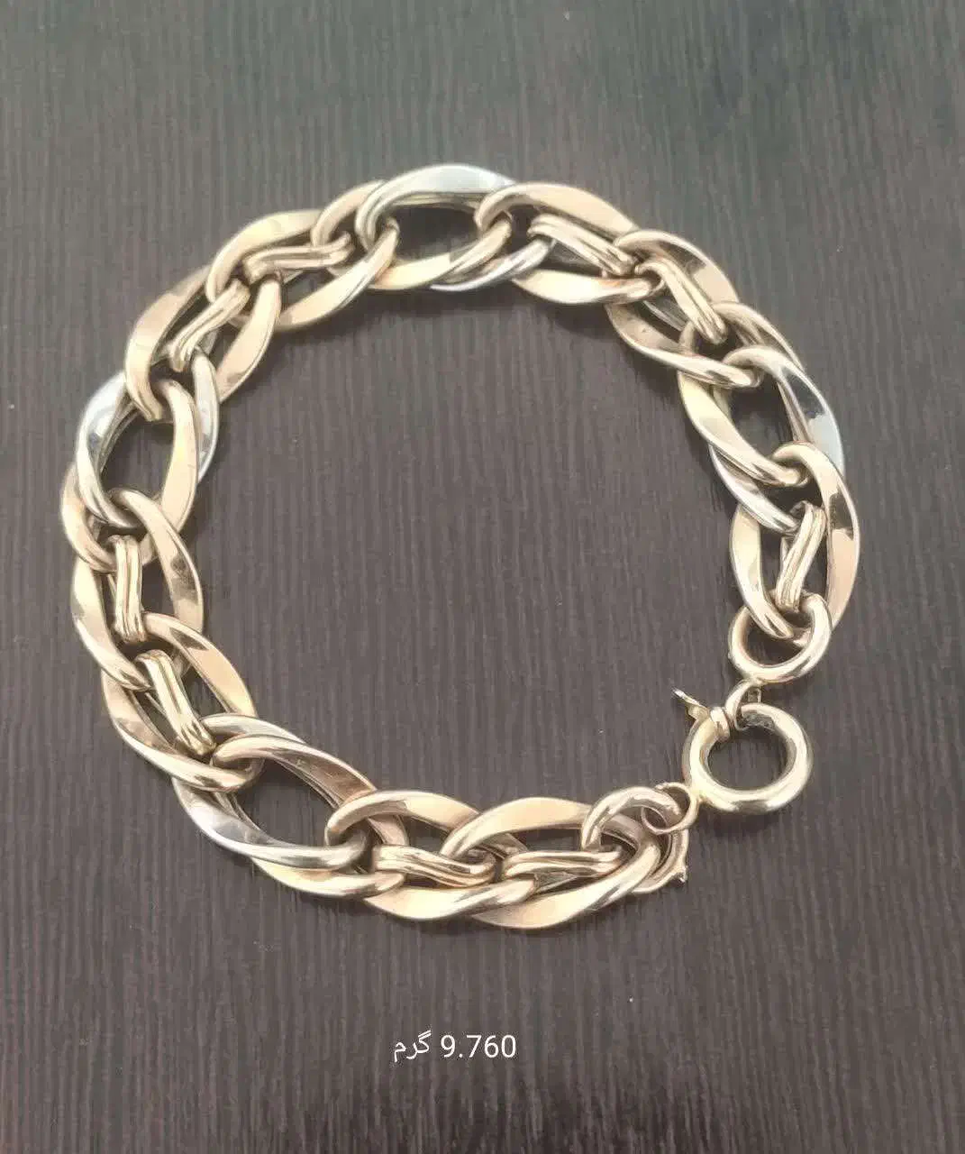 دستبند زنجیر بسیار زیبای طلا|جواهرات|میانه, |دیوار