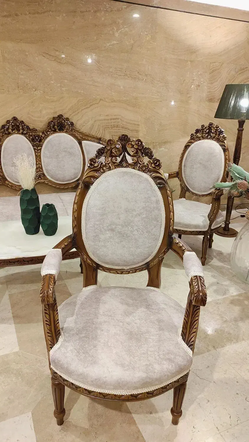 مبلمان پر منبت سلطنتی|مبلمان خانگی و میز عسلی|تهران, نیاوران|دیوار