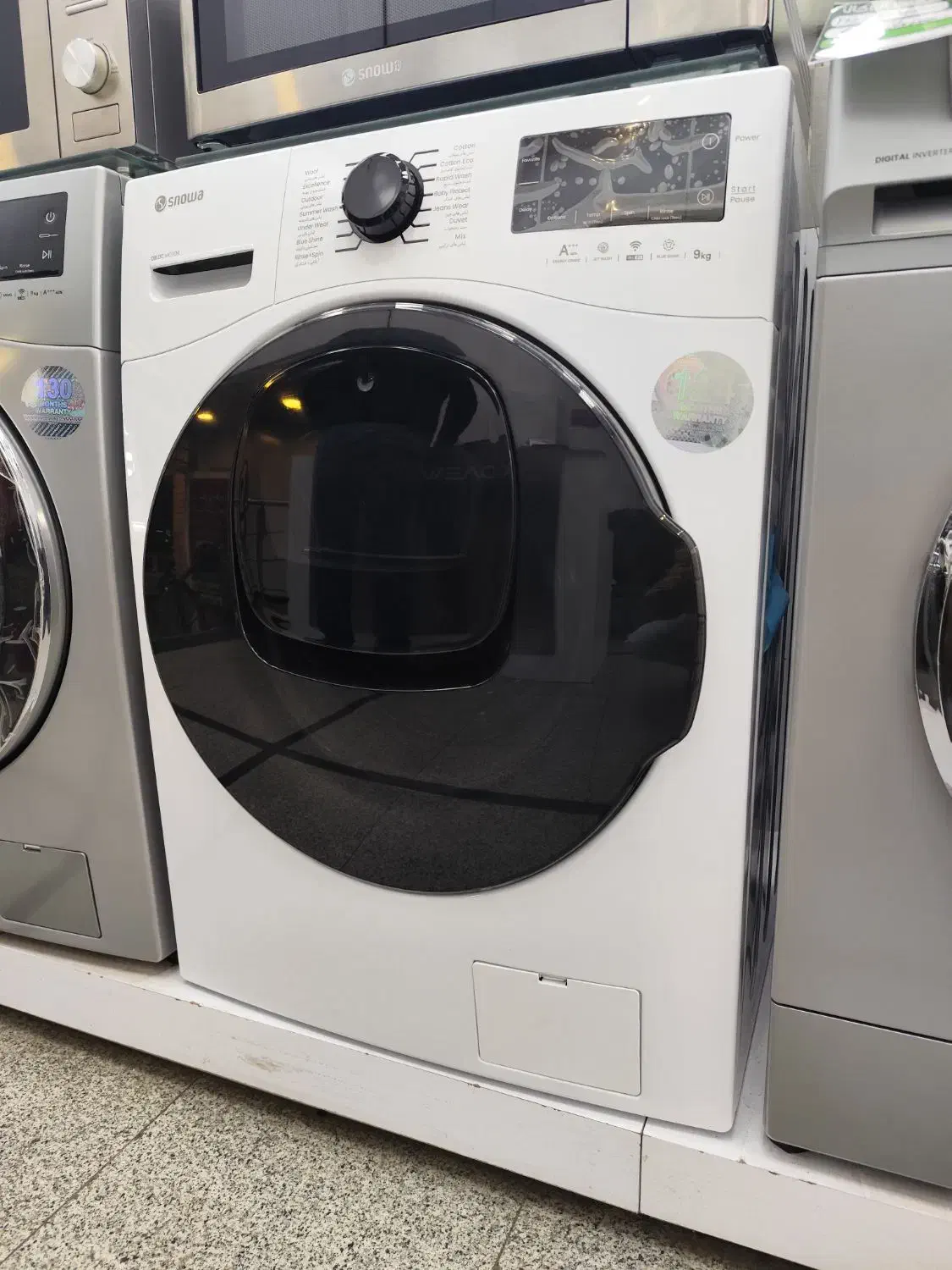 ماشین لباسشویی 9 کیلویی f92 اسنوا|ماشین لباسشویی و خشککن لباس|ملایر, |دیوار