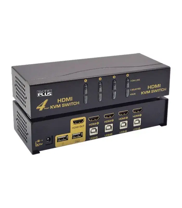 کی وی ام سوئیچ 4 پو HDMI اتومات کی نت پلاس KP-H624|قطعات و لوازم جانبی رایانه|تهران, تهرانپارس شرقی|دیوار