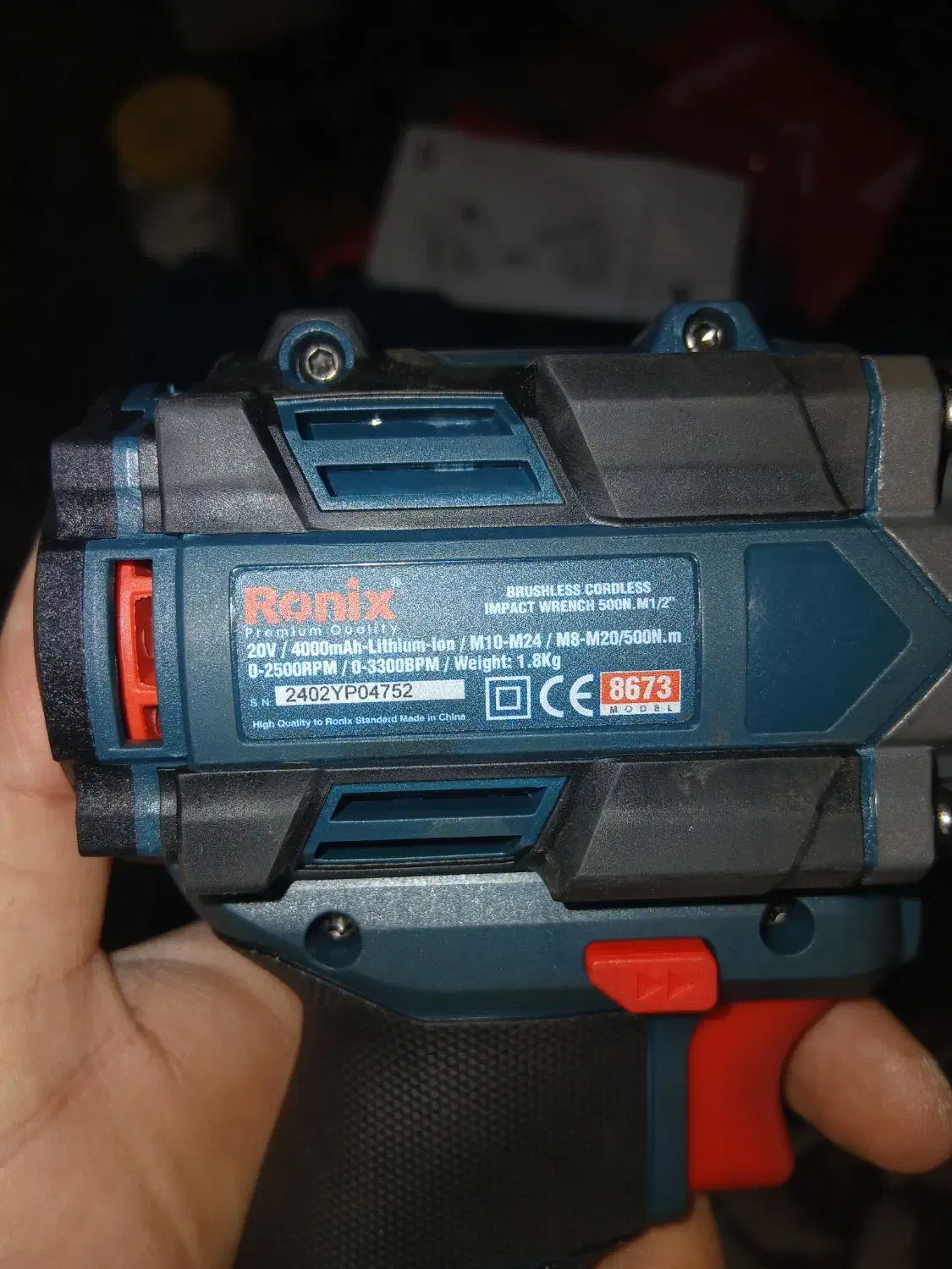 بکس شارژی ۵۰۰ نیوتن رونیکس|ابزارآلات|اردبیل, |دیوار