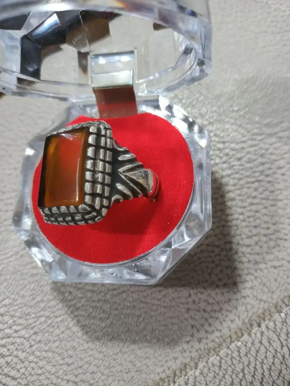 انگشتر عقیق نقره|جواهرات|سلماس, |دیوار