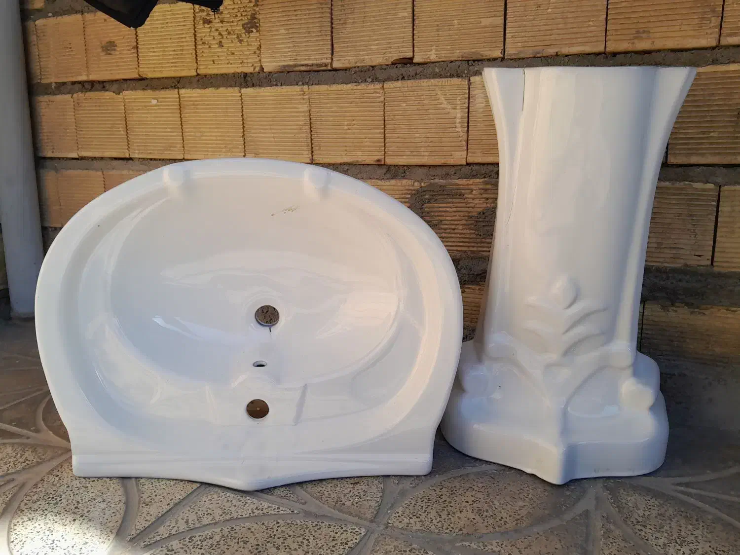 روشویی سنگی طرح داربزرگ|لوازم سرویس بهداشتی|دورود, |دیوار