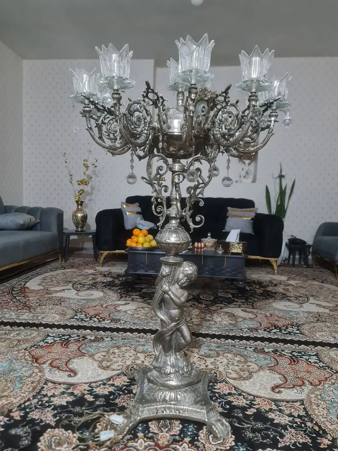 لوستر کناری|لوستر و چراغ آویز|اراک, |دیوار