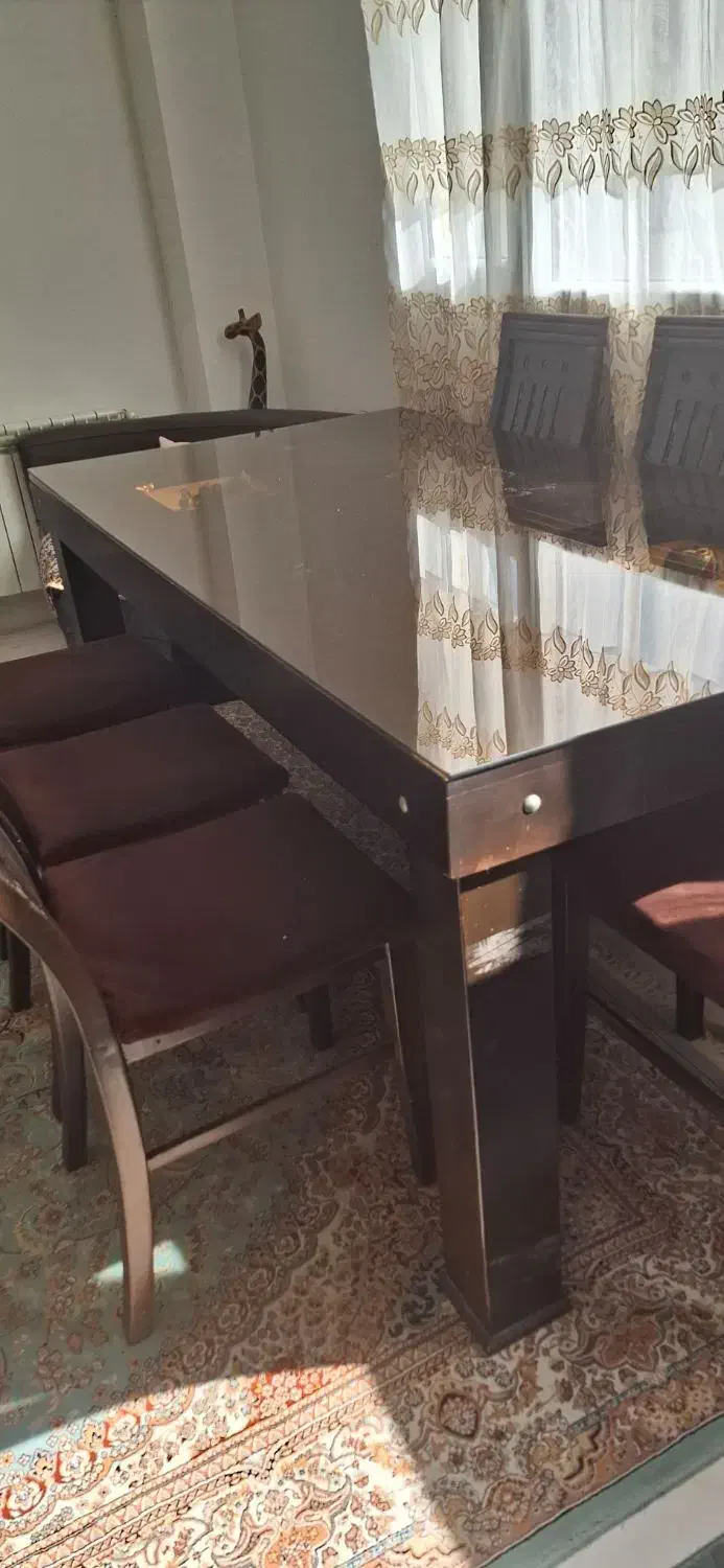 میز نهار خوری 8 نفره + یکدست مبل 7 نفره|میز و صندلی غذاخوری|پردیس, فاز ۸|دیوار