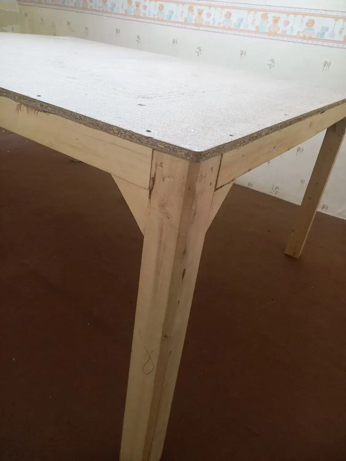 میز چوبی|میز و صندلی غذاخوری|زنجان, |دیوار