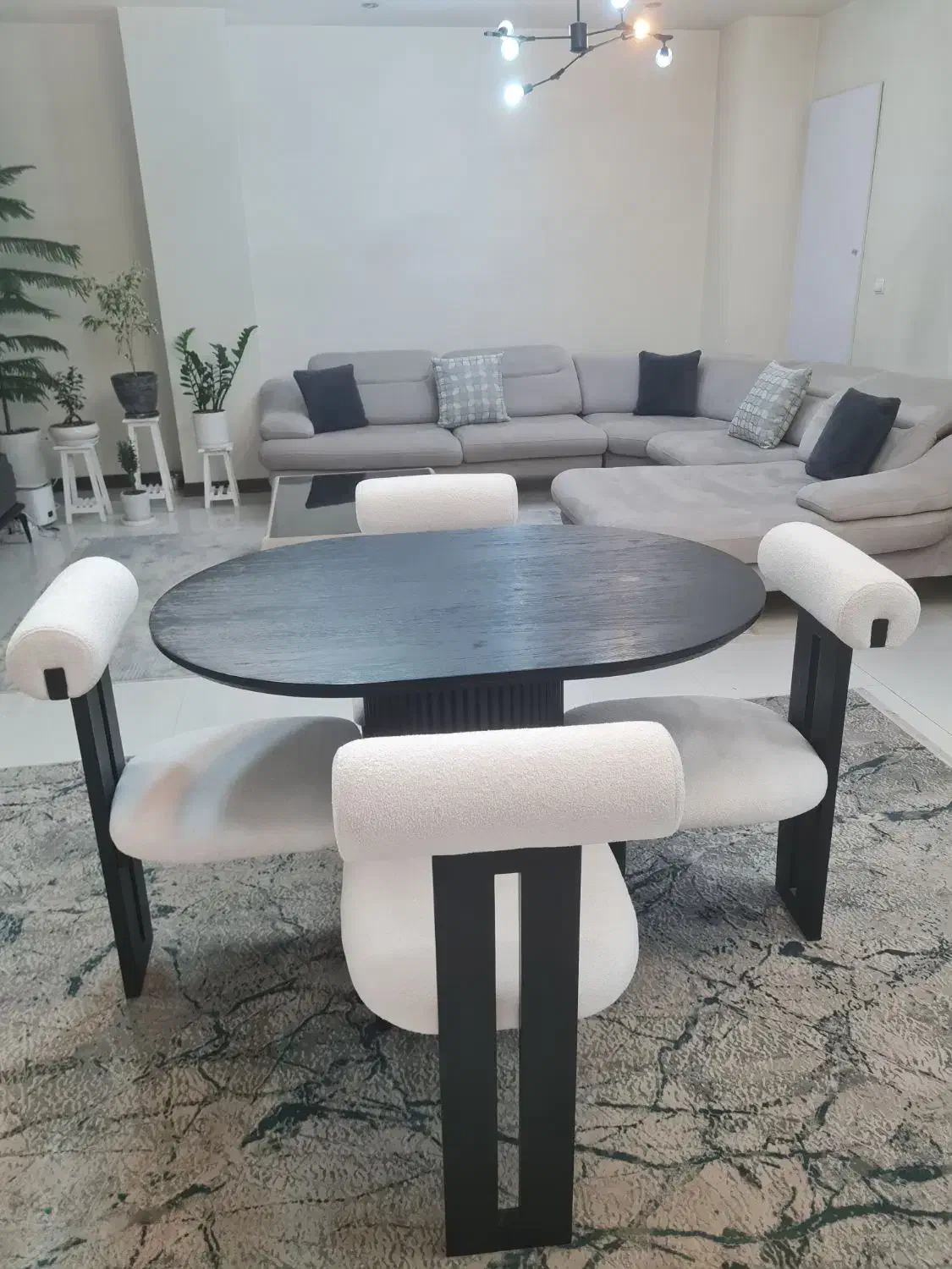 میزناهارخوری ۴ نفره مدرن و مینیمال|میز و صندلی غذاخوری|کرج, شهرک آسمان|دیوار