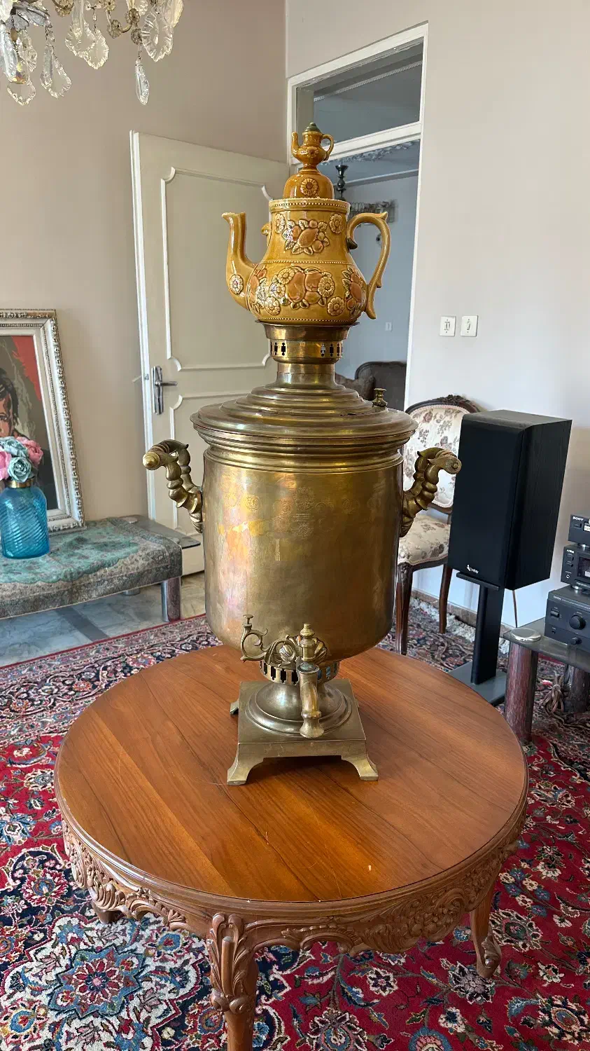 سماور آنتیک روسی|کلکسیون اشیاء عتیقه|تهران, پاسداران|دیوار