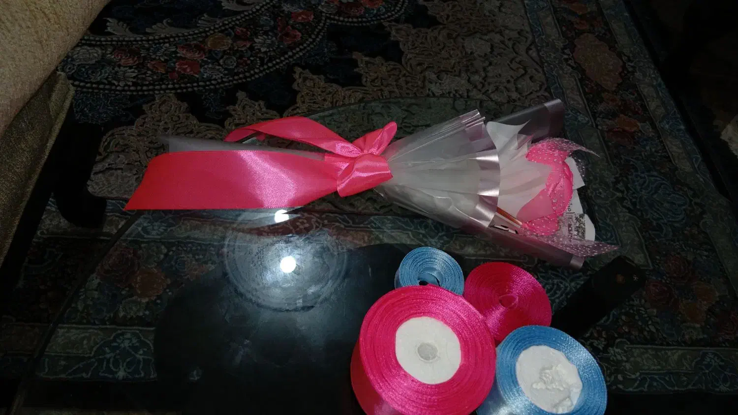 تک گل ربانی|گل مصنوعی|سنگر, |دیوار