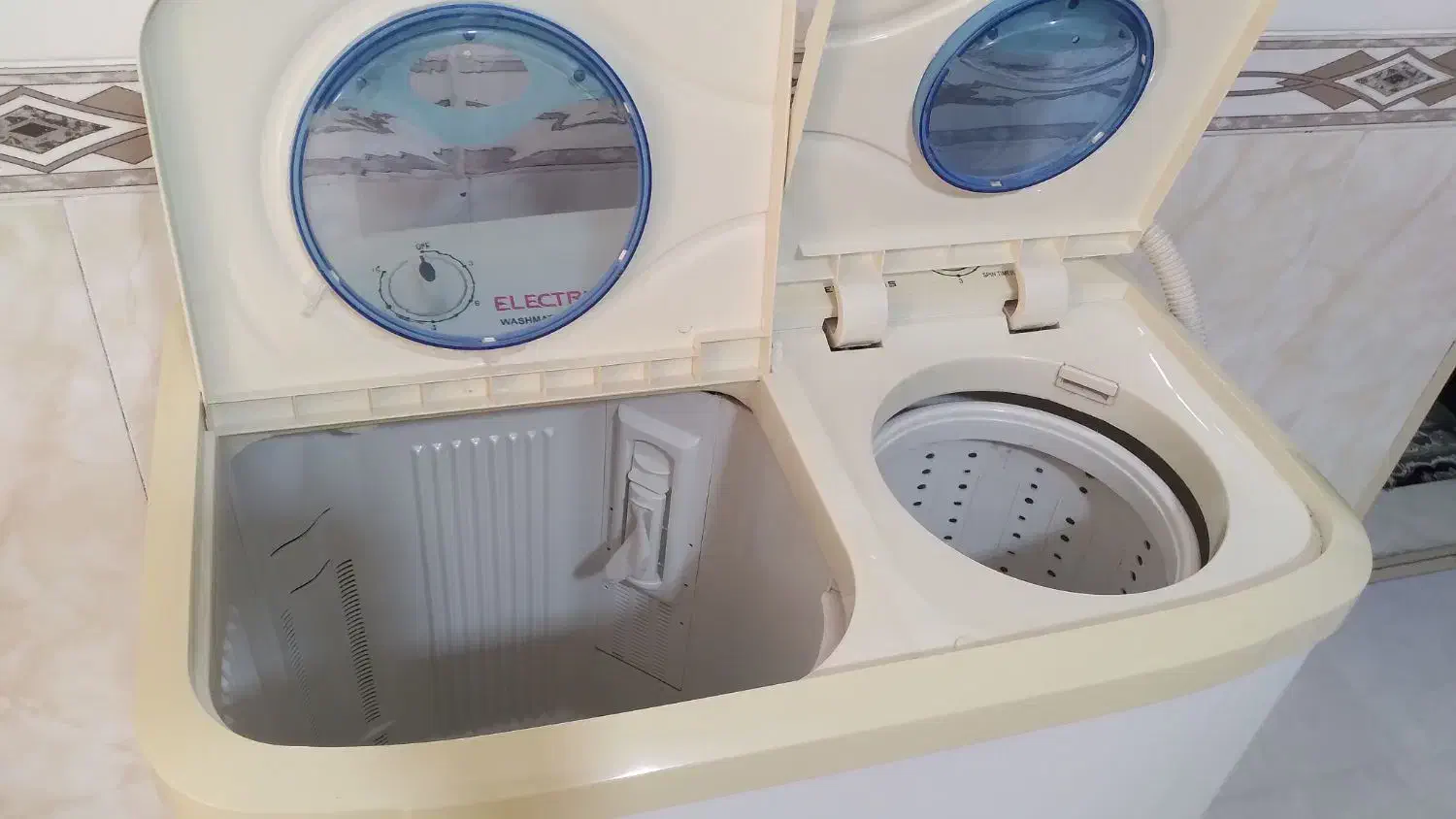 ماشین لباسشویی دوقلو الکترون|ماشین لباسشویی و خشک‌کن لباس|معصومیه, |دیوار