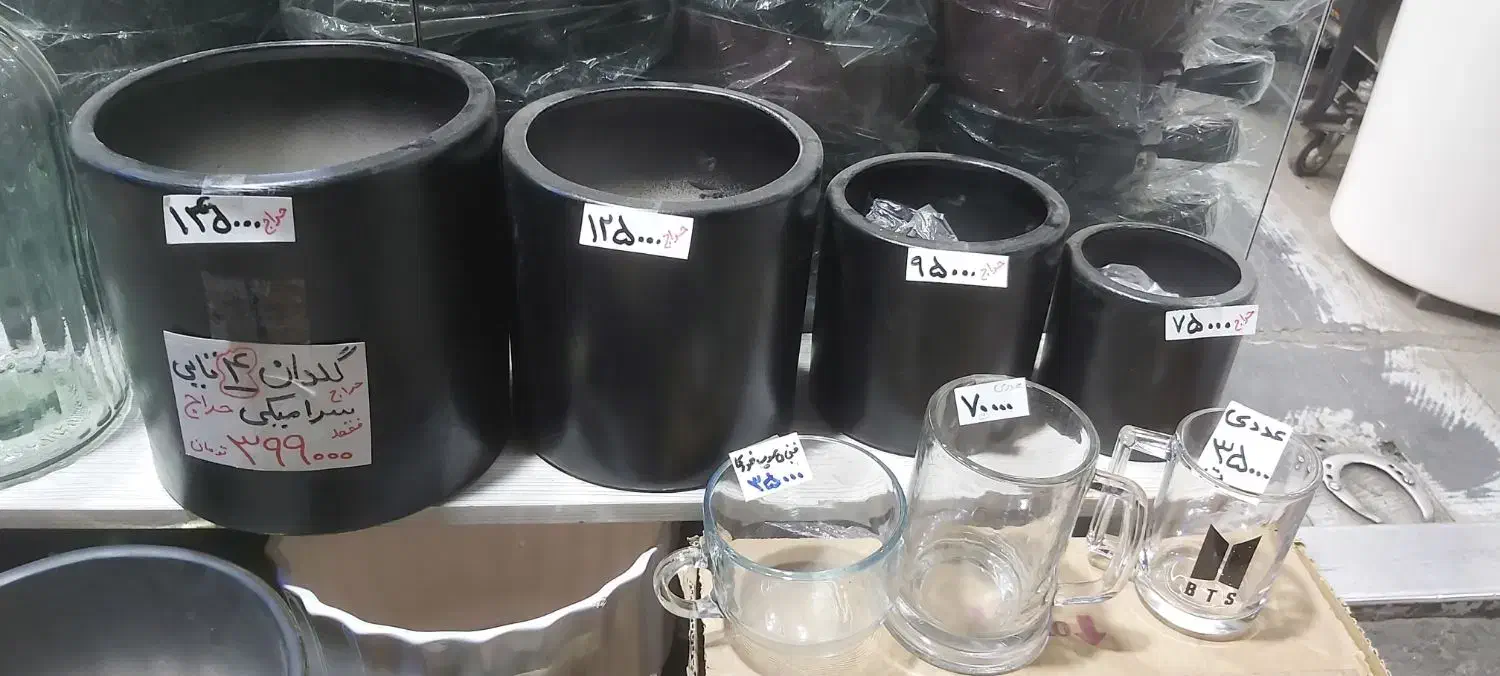 گلدان سرامیکی تخفیفات ویزه کادویی|گل و گیاه طبیعی|تبریز, |دیوار