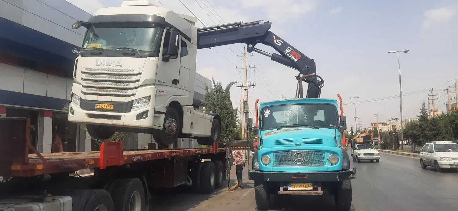 جرثقیل ده چرخ کفی|خدمات حمل و نقل|شیراز, شهرک صنعتی شیراز|دیوار