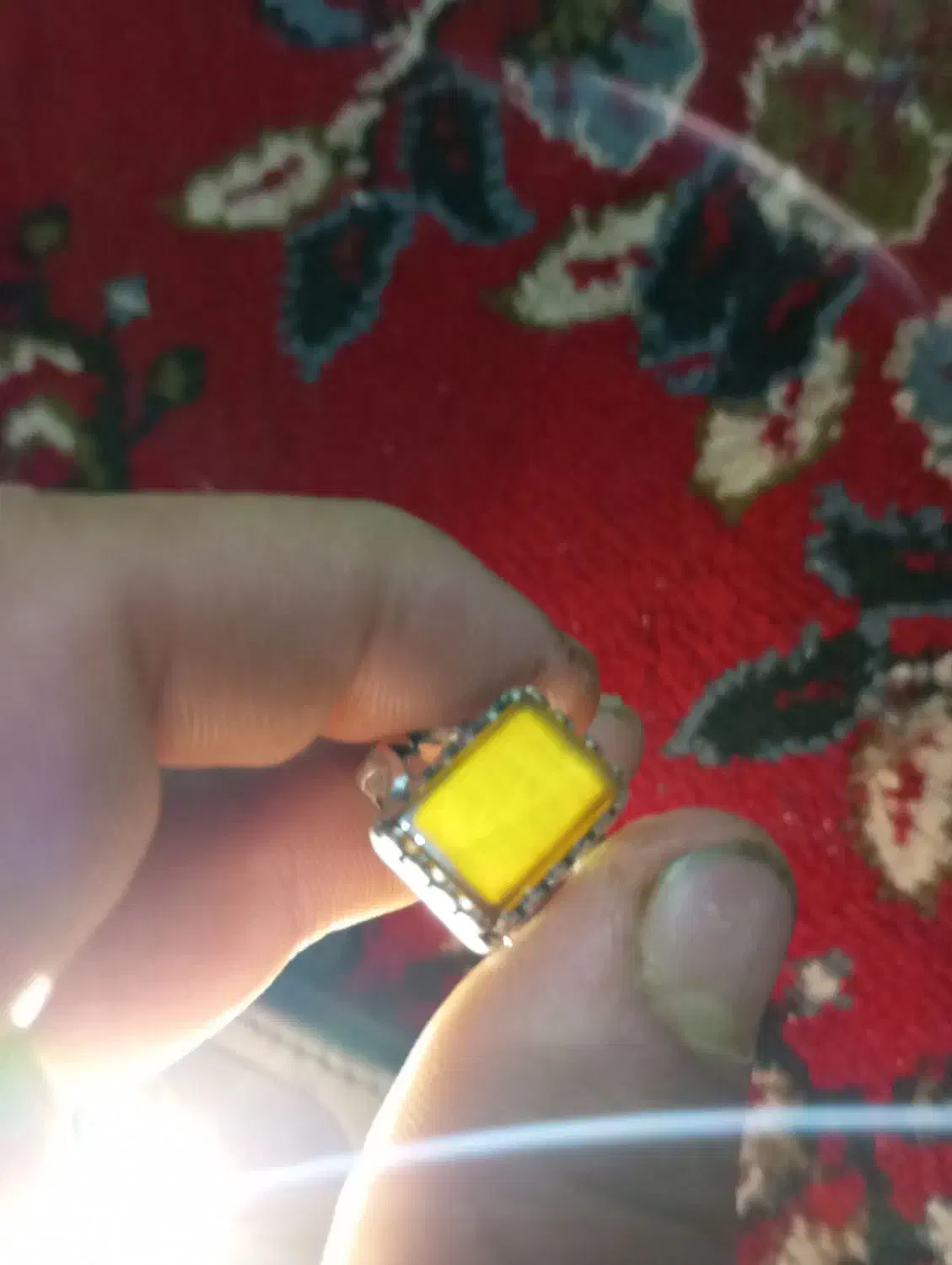 انگشتر شرف شمس با نقره عیار 925|جواهرات|تربتحیدریه, سرمحله|دیوار