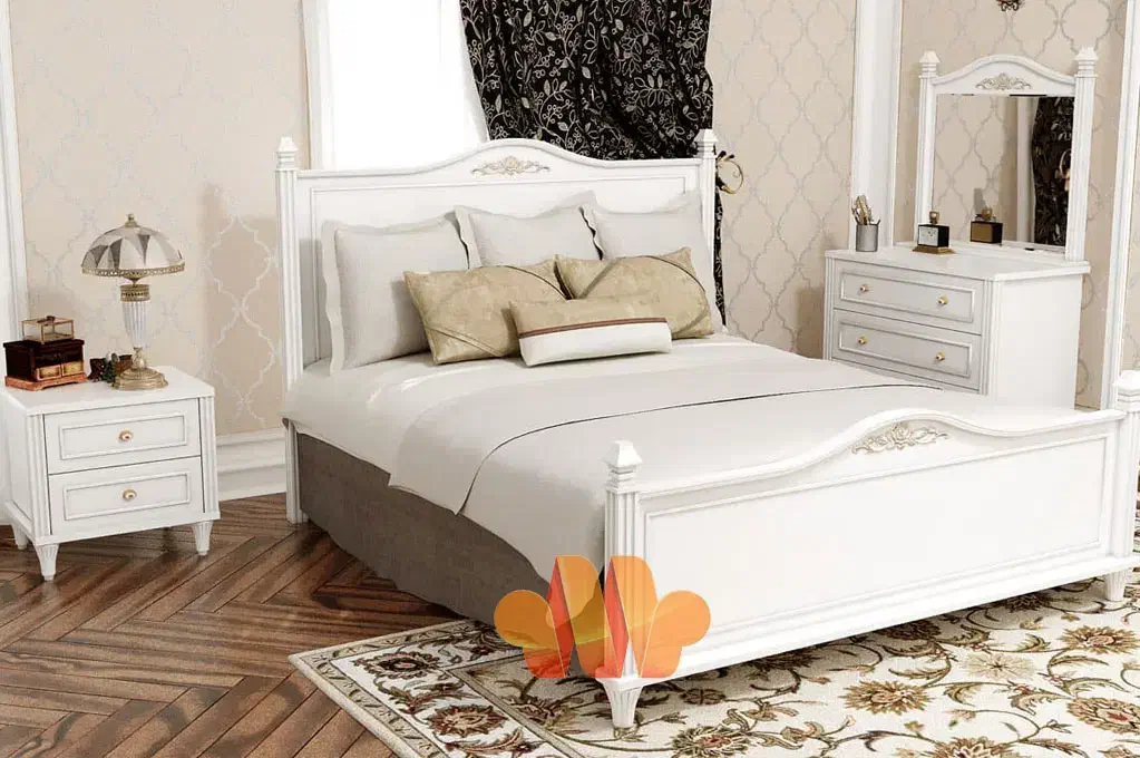 سرویس خواب دونفره سلطنتی|تخت و سرویس خواب|ایلام, |دیوار