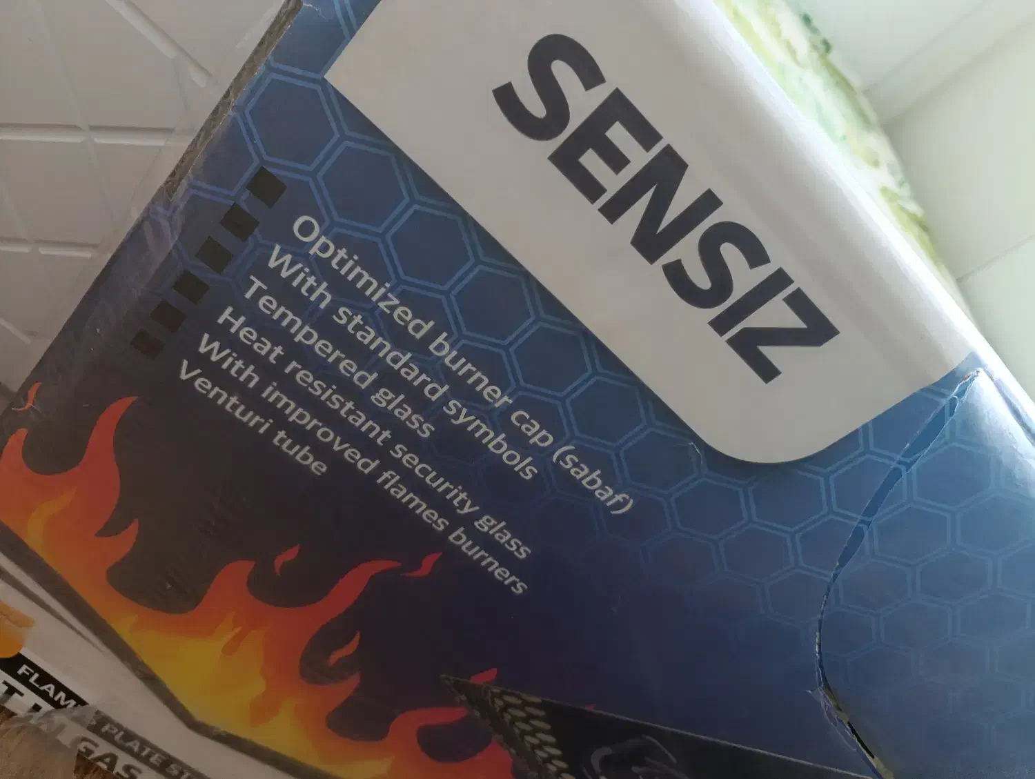 گاز شیشه ای زیبا و خوشگل مشکی جنس درجه یک باز|اجاق گاز و لوازم برقی پختوپز|ماسال, |دیوار