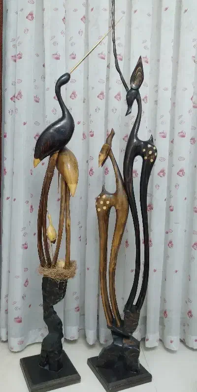 مجسمه چوبی|مجسمه، تندیس، ماکت|اراک, |دیوار