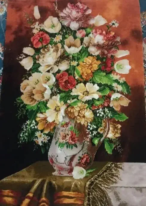 تابلوفرش گل|تابلو فرش|تبریز, |دیوار