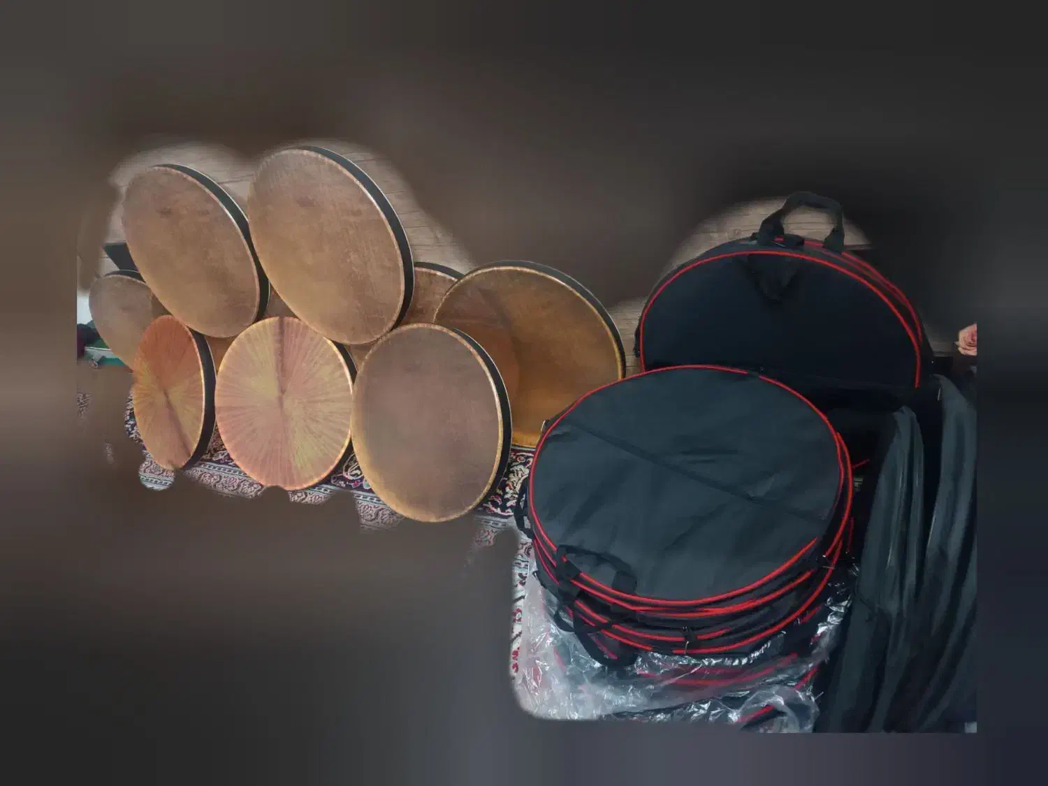 دف رمو|سازهای سنتی|بیرجند, |دیوار