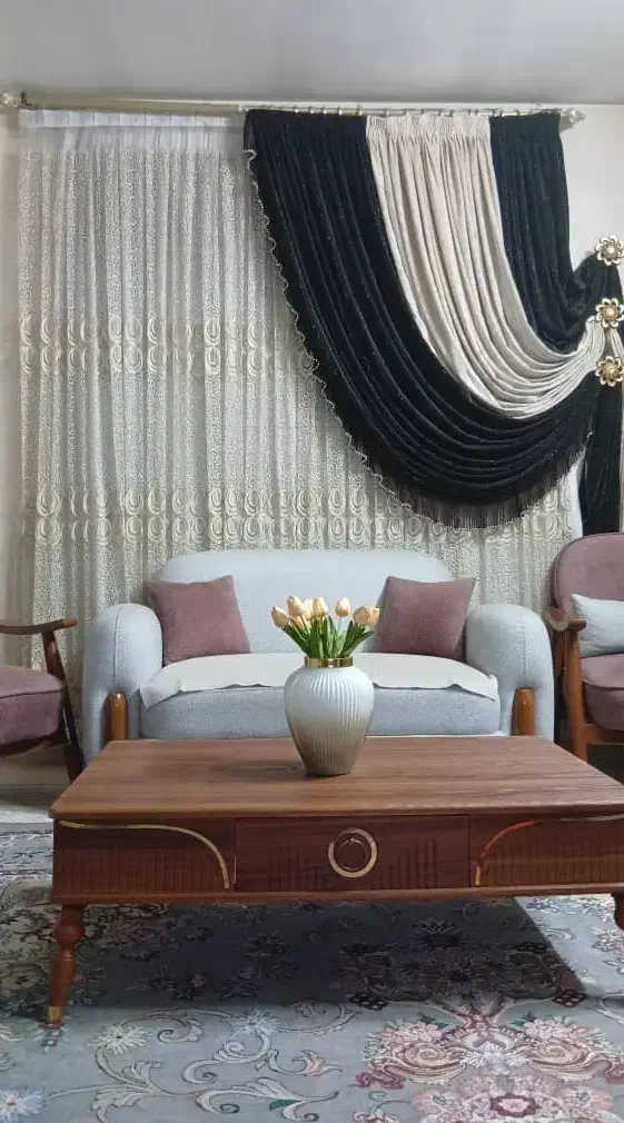 پرده پذیرایی|پرده، رانر، رومیزی|اسلام‌شهر, مسکن مهر اسلاشهر (شهرک امام خمینی)|دیوار