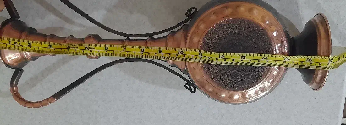 گلدان مسی|صنایع دستی و سایر لوازم تزئینی|رباطکریم, نصیرشهر|دیوار