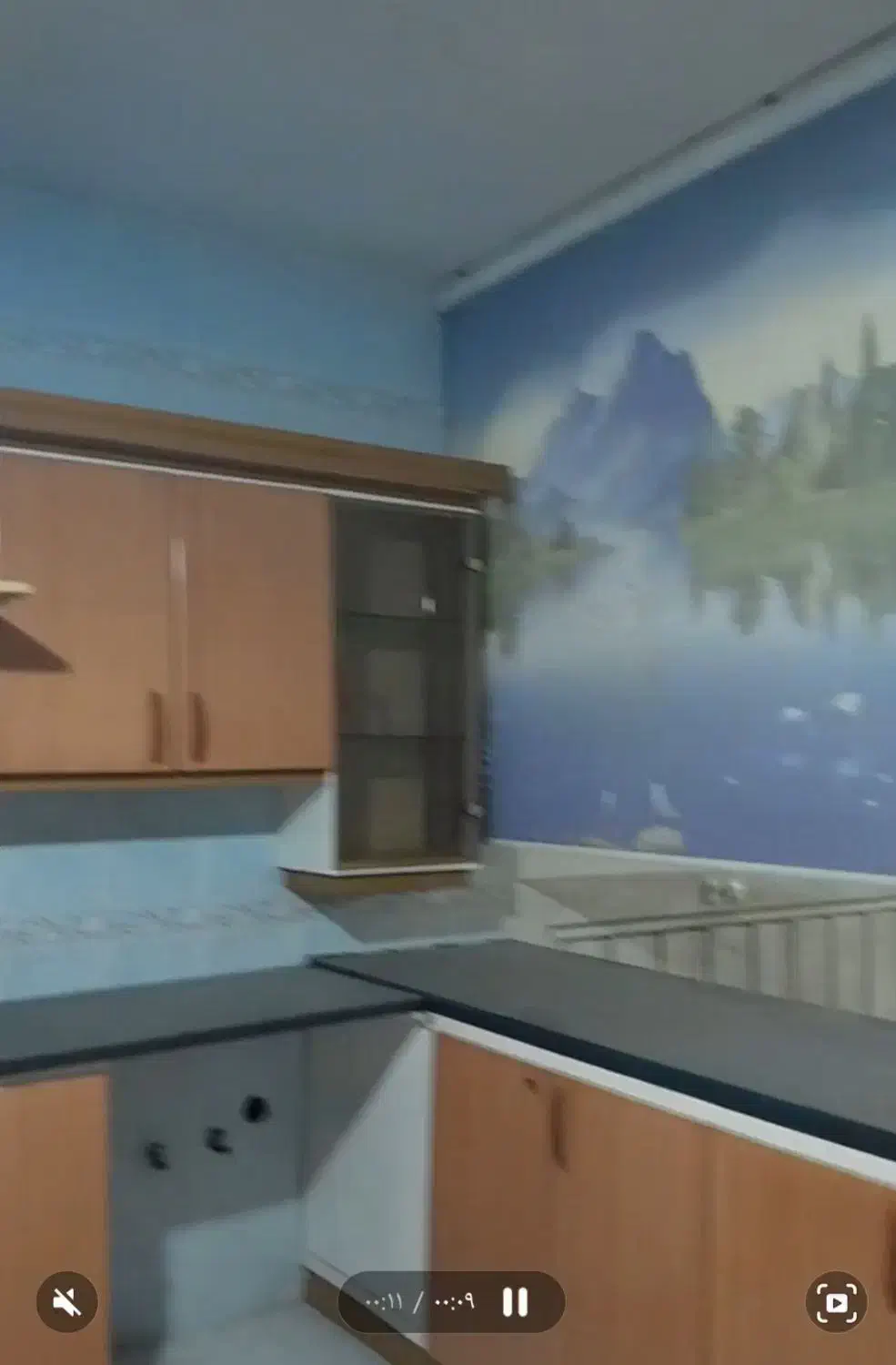 فروش کابینت در حد نو رنگ استاتیک با هود وسینک|مصالح و تجهیزات ساختمان|خمینیشهر, |دیوار