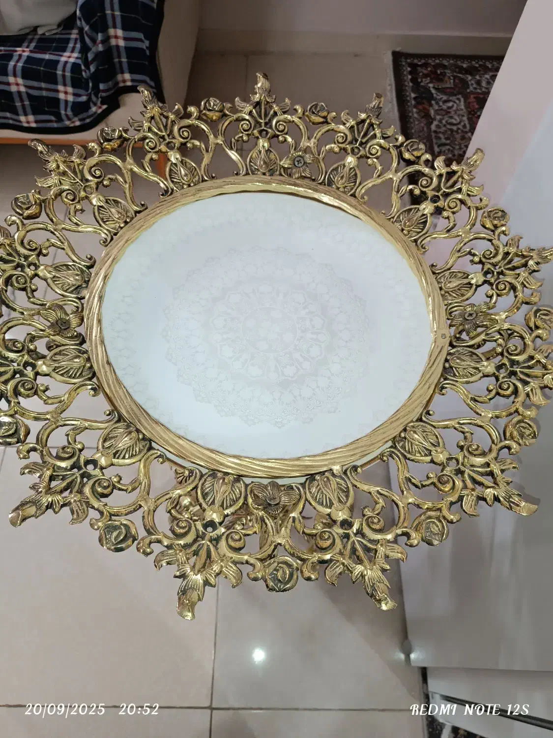 میوه خوری برنجی|صنایع دستی و سایر لوازم تزئینی|نیشابور, چاه بلند|دیوار