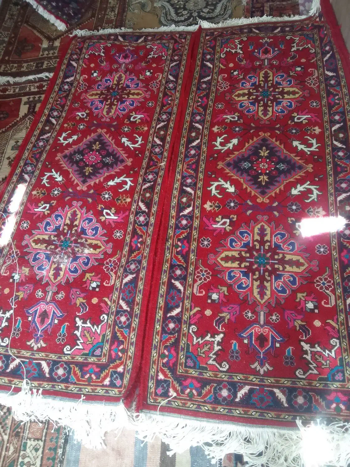 کناره تاجری هریس یک جفت|فرش|تبریز, |دیوار