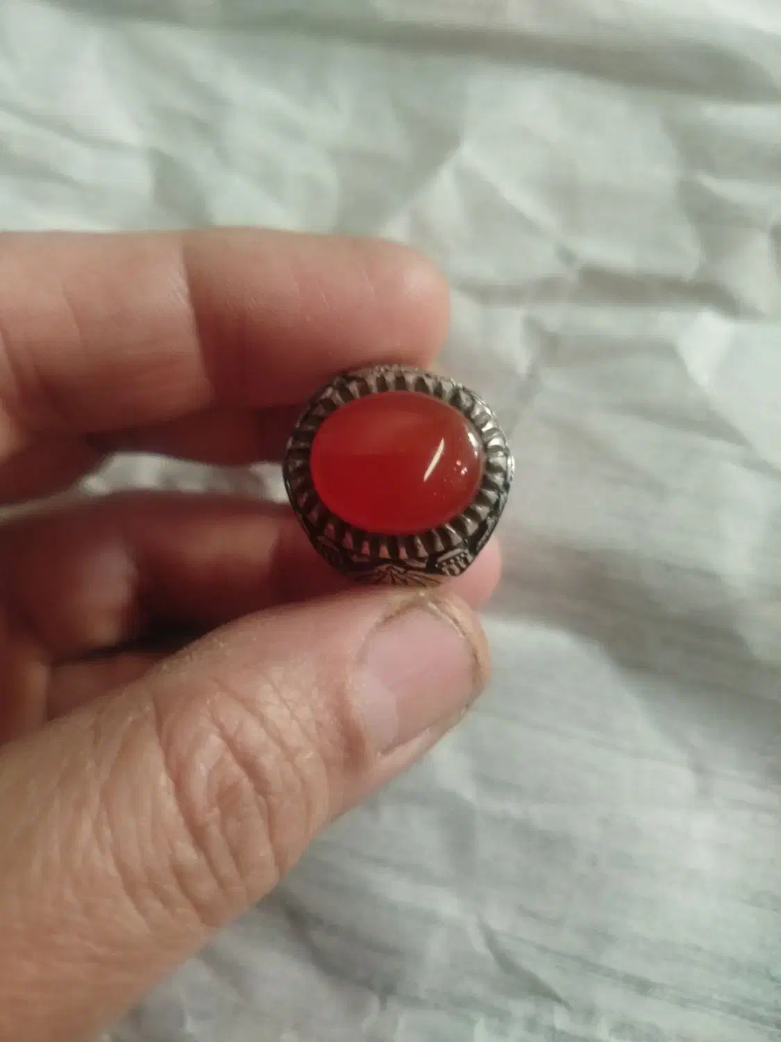 انگشتر تمام دست یمنی خوشرنگ|جواهرات|رفسنجان, |دیوار