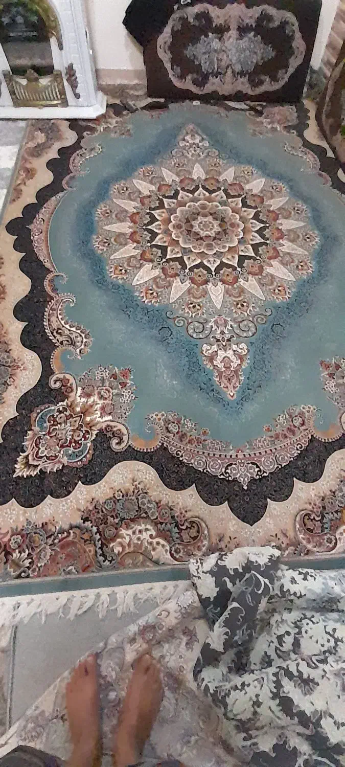 دو عدد فرش ۹ متری اردهال مشهد|فرش|ری, حمزهآباد|دیوار