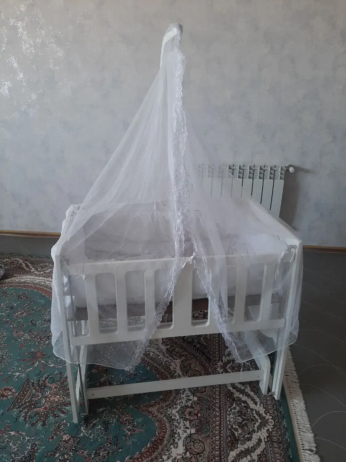 گهواره تخت کنار مادر|تخت و صندلی بچه|شهرضا, |دیوار