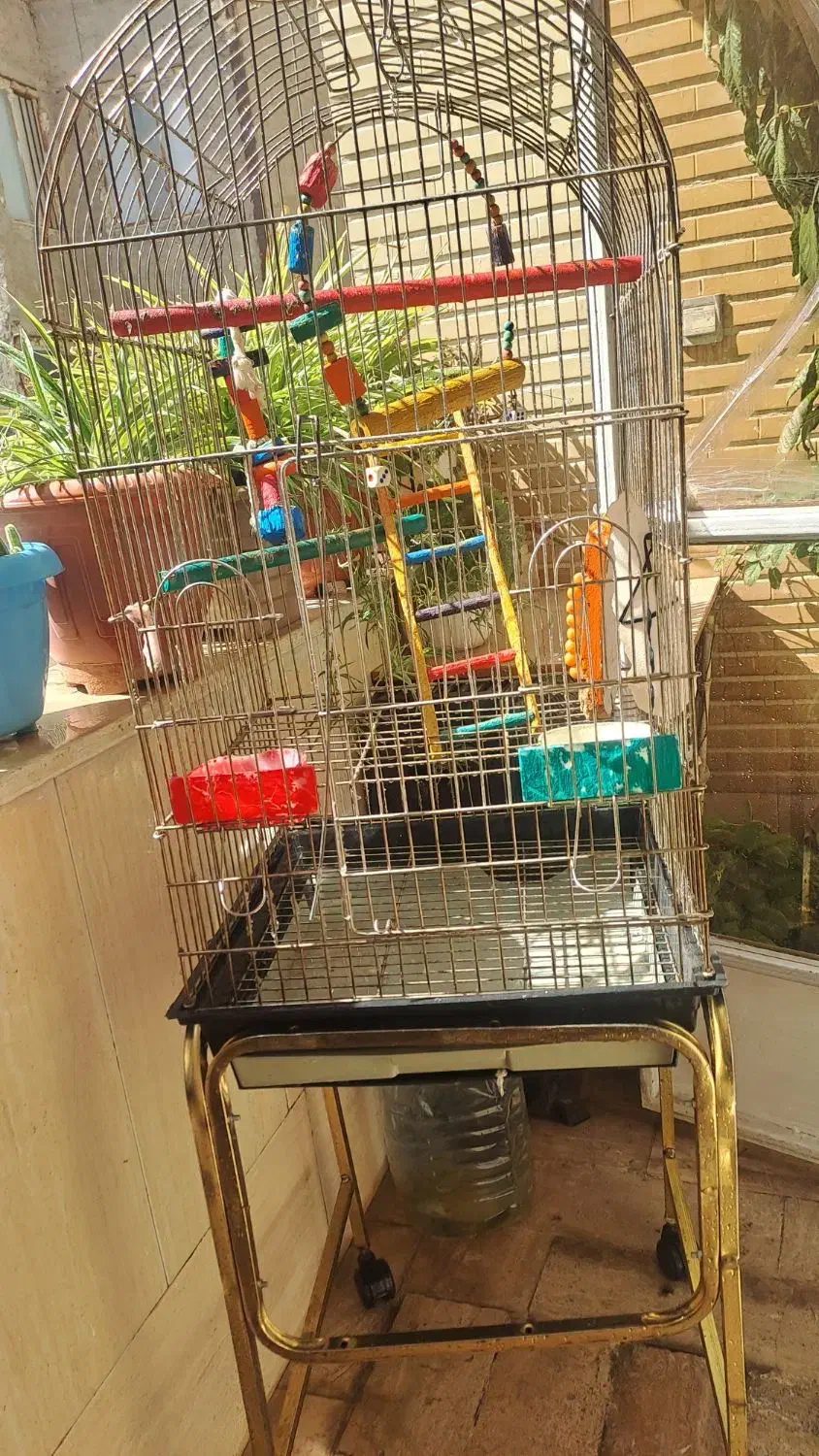 قفس بزرگ با پایه|لوازم جانبی حیوانات|کرج, استاندارد|دیوار