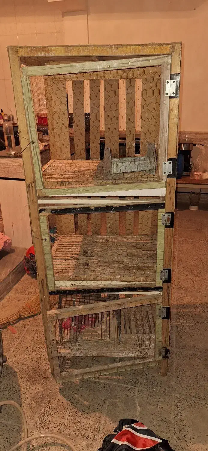 قفس ۳ طبقه عالی|لوازم جانبی حیوانات|اندیمشک, |دیوار